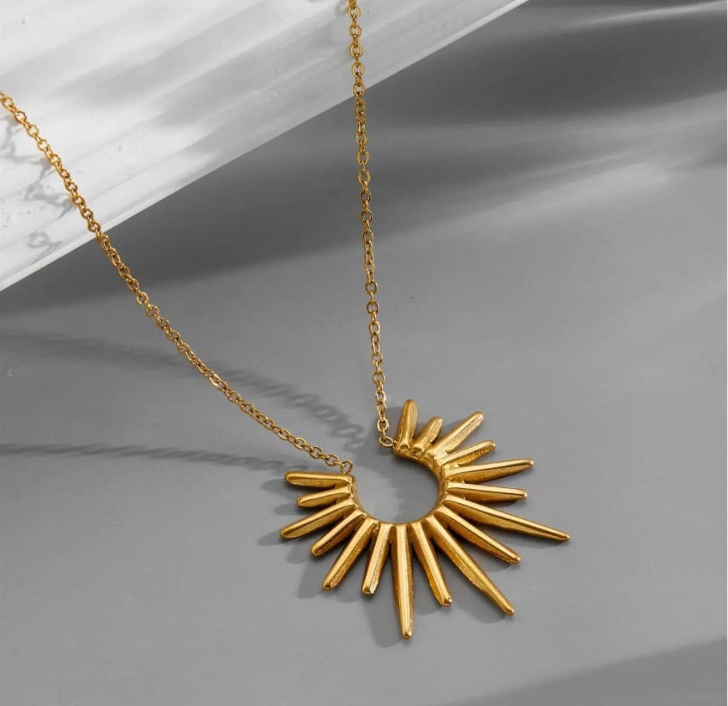 Radiant Sun Rays Necklace