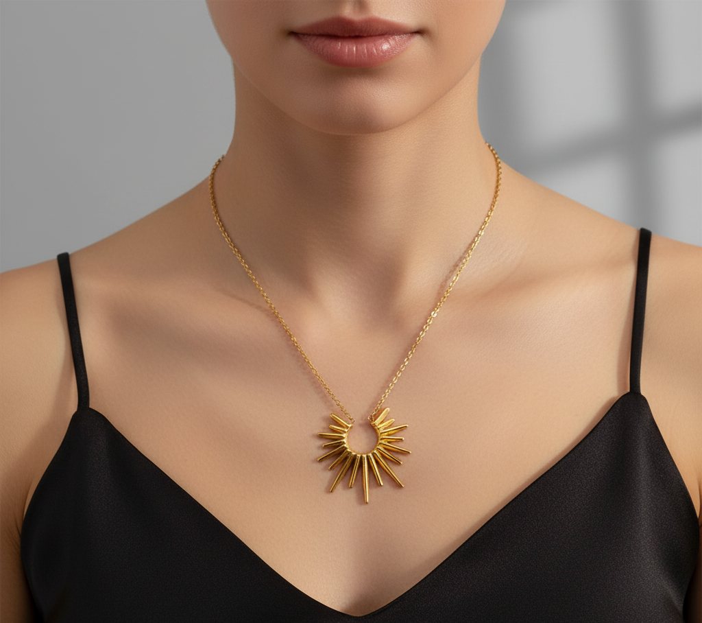 Radiant Sun Rays Necklace