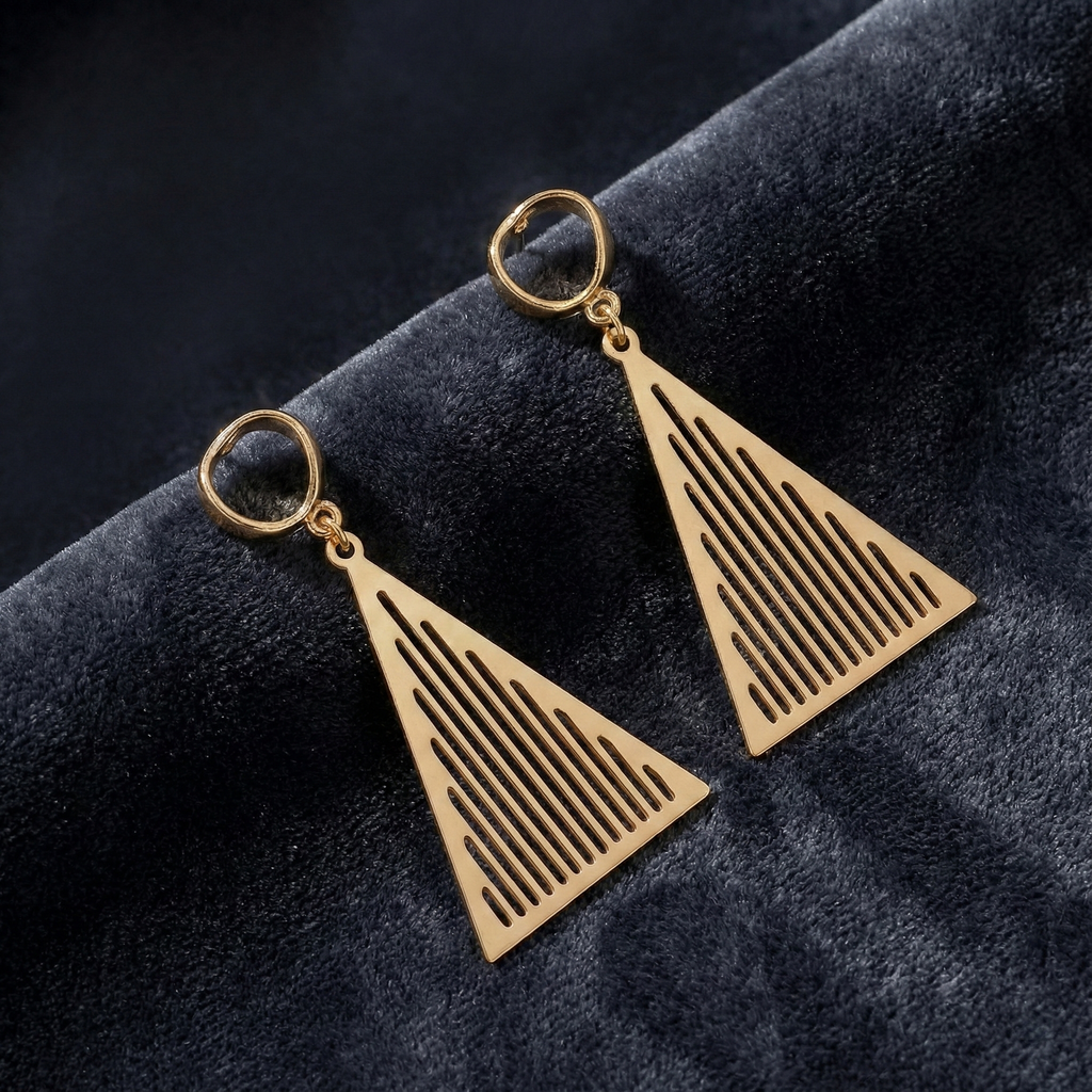 Line Drop Earrings