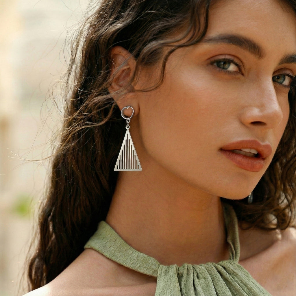 Line Drop Earrings