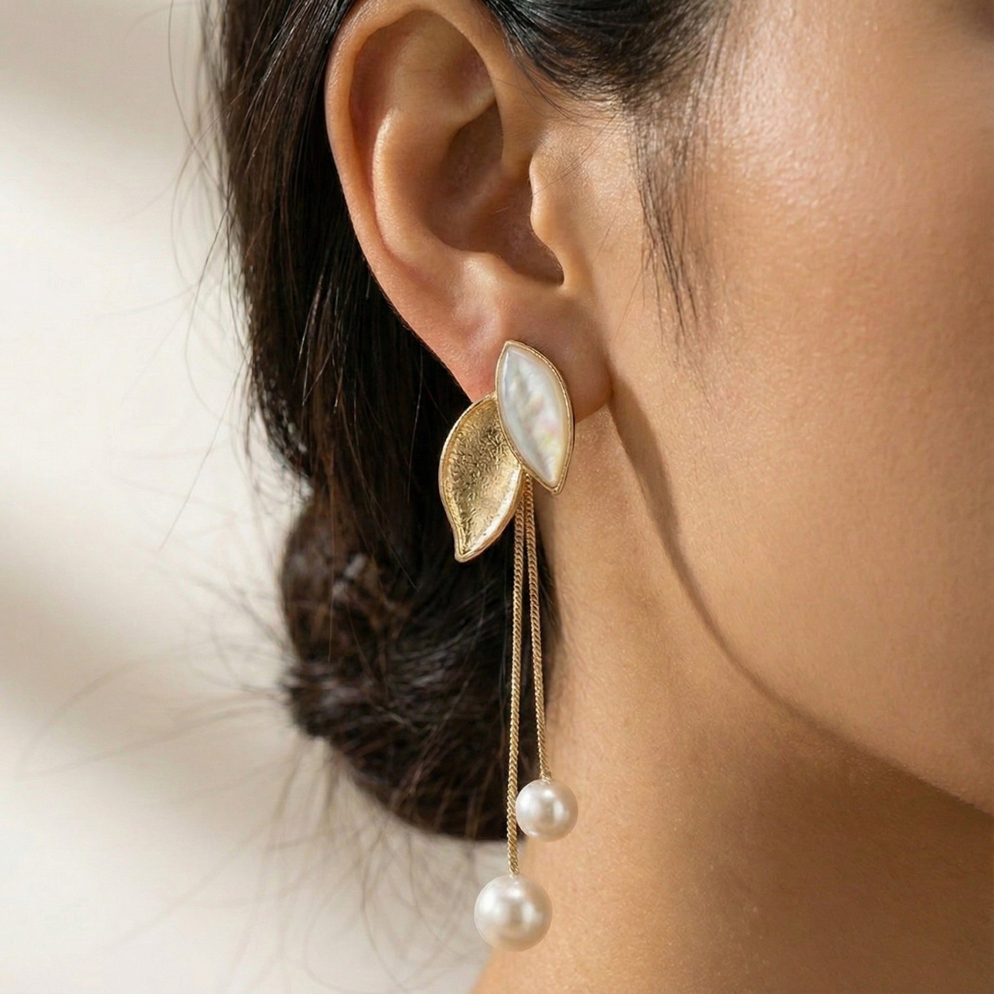 Leaf Drop Earrings