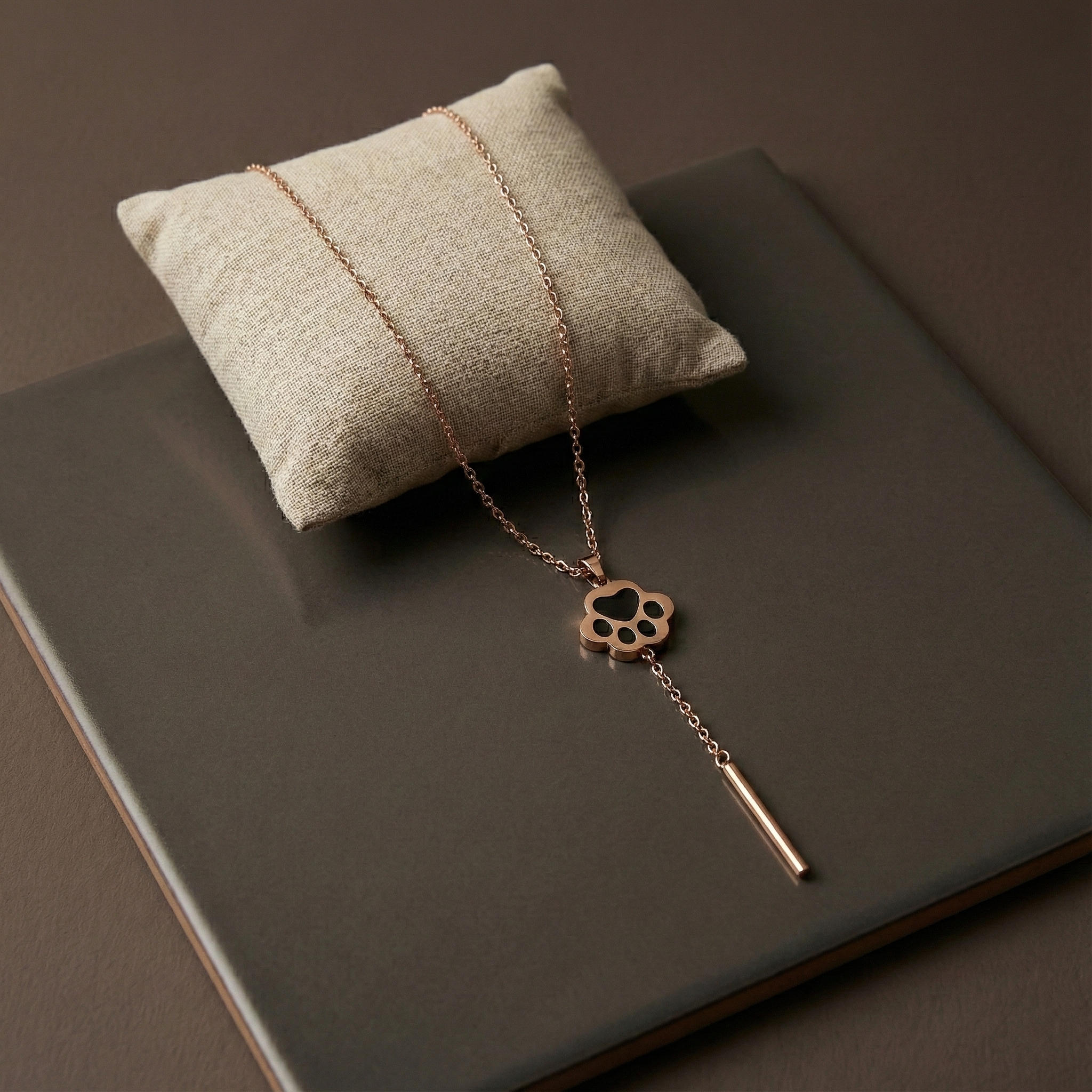 Fur-Ever Lariat Necklace