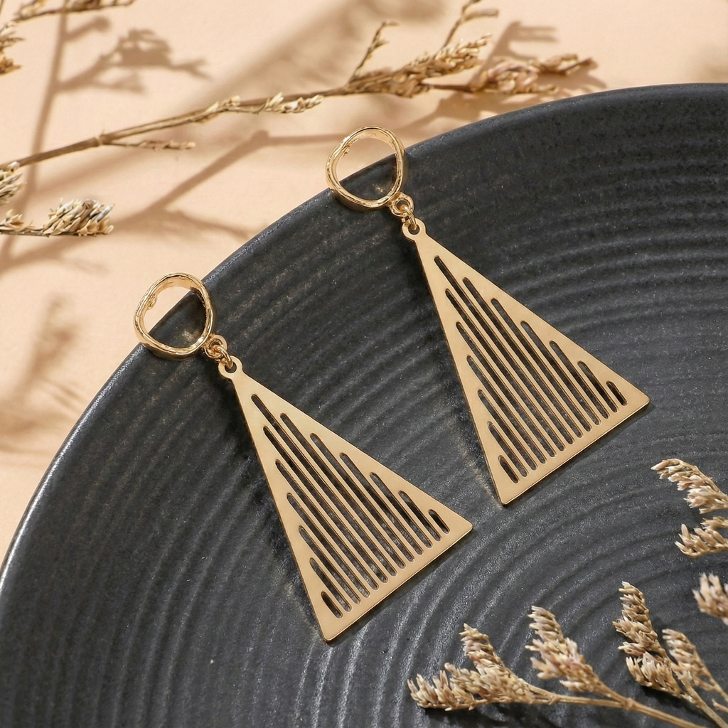 Line Drop Earrings